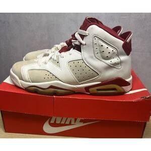 Nike Air Jordan MD Valiant GS Hare 384664-113 Size 6Y Shoes Red Beige